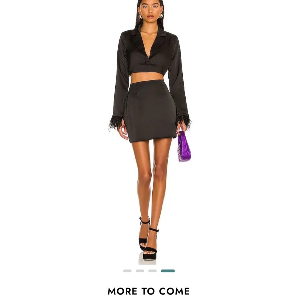 MORE TO COME Julia mini skirt and blazer top set